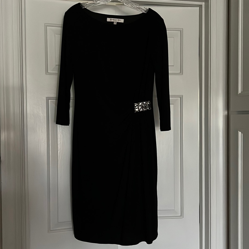 Size 8 Evan Picone cocktail dress- elbow length sleeves